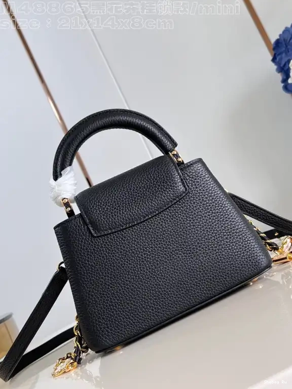 VUITTON CAPUCINES MINI-21*14*8CM LOUIS 0608